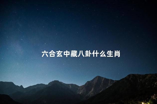 六合玄中藏八卦什么生肖
