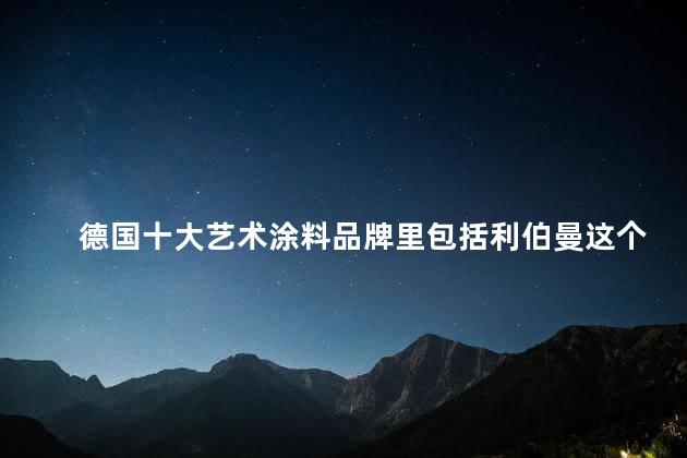 德国十大艺术涂料品牌里包括利伯曼这个品牌吗