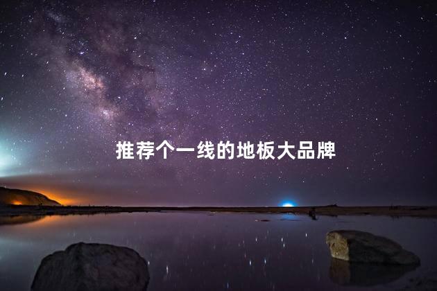 推荐个一线的地板大品牌