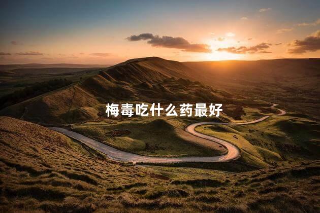 梅毒吃什么药最好