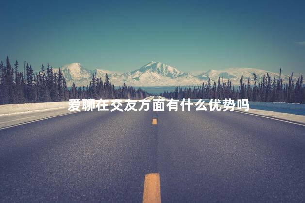 爱聊在交友方面有什么优势吗