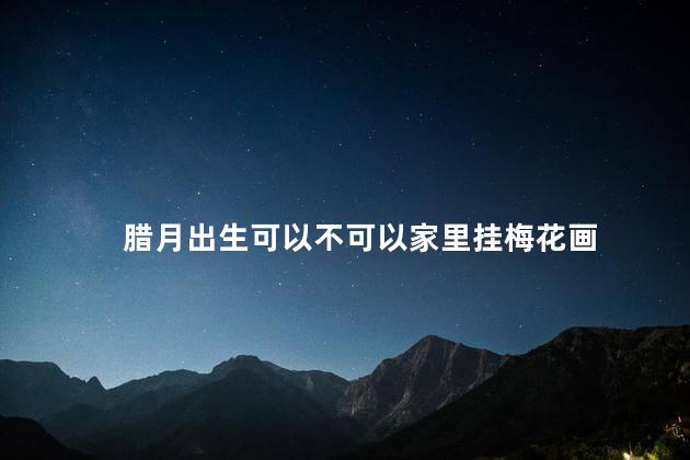 腊月出生可以不可以家里挂梅花画